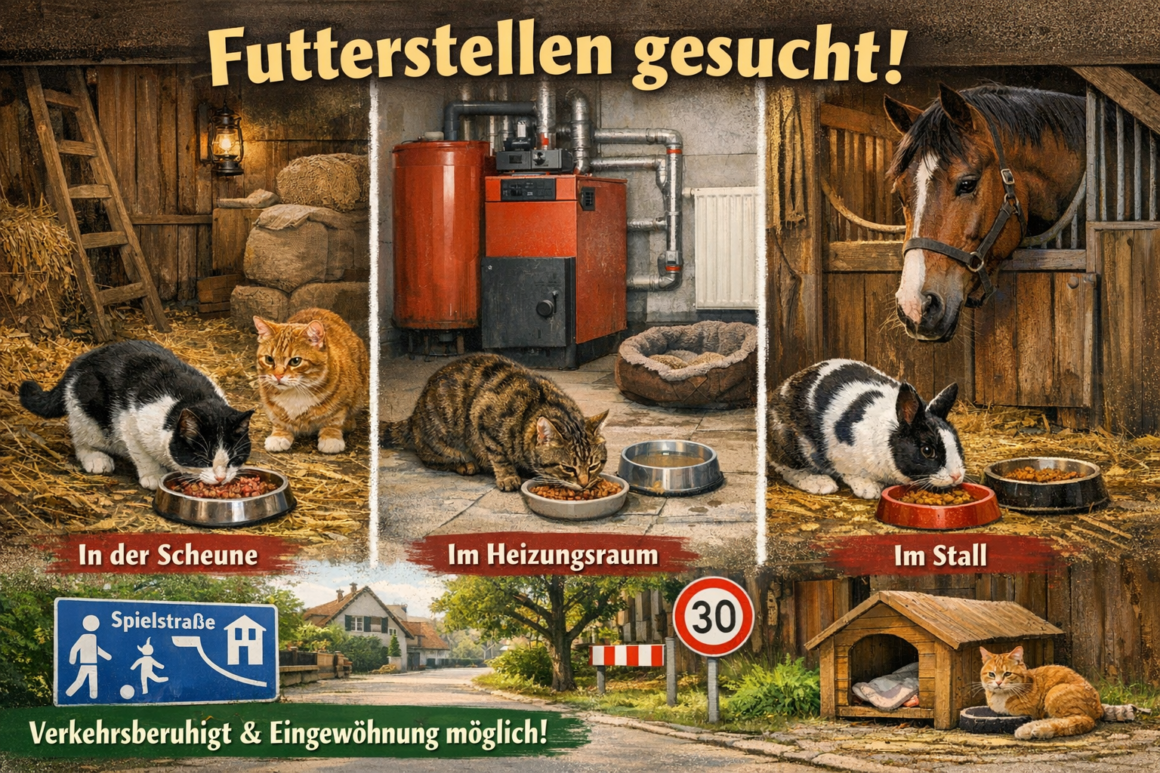 Futterstellen gesucht‼️🐾